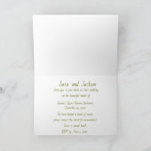 Invitation Mariage décontracté de plage (Intérieur)