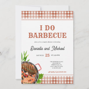 Invitation Mariage Décontracté d'Été Barbecue Shower