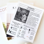 Invitation mariage décontracté du journal de script enregistr