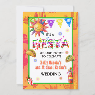 Invitation Mariage décontracté Fiesta