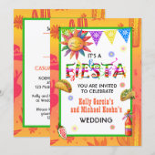Invitation Mariage décontracté Fiesta (Devant / Derrière)