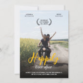 Invitation Mariage Décontracté moderne Fun (Devant)