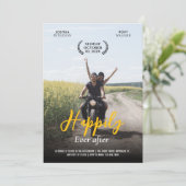 Invitation Mariage Décontracté moderne Fun (Debout devant)