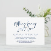 Invitation Mariage Décontracté, Rien de Fantaisiste, Juste l' (Debout devant)