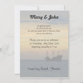 Invitation Mariage Décontracté sur la plage (Devant)