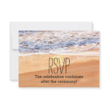 Mariage décontracté sur la plage Vagues dorées RSV