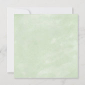 Invitation Mariage d'écusson des fleurs sauvages de prairie (Dos)