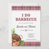 Invitation Mariage Dégustation Barbecue Rustique Décontracté (Devant)