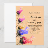 Invitation Mariage d'élégance Burom (Devant / Derrière)