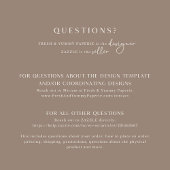 Invitation Mariage délicat tout-en-un code QR noir