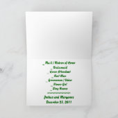 Invitation Mariage - Demande d'agent (Intérieur)