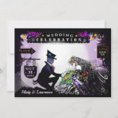 Invitation Mariage D'Enchantement D'Halloween - Avec (Devant)