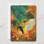 Invitation Mariage d'entrée d'automne (Devant)