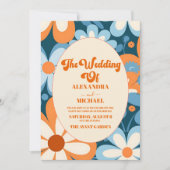 Invitation Mariage des années 70 (Devant)