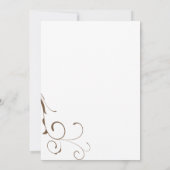 Invitation Mariage des Coeurs rouges saignants (Dos)