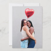 Invitation Mariage des épouses d'automne (Dos)