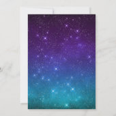 Invitation Mariage des étoiles célestes (Dos)