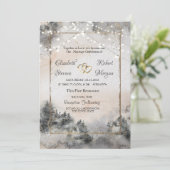 Invitation Mariage des feux de forêt (Debout devant)