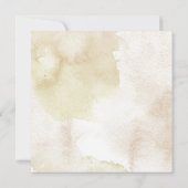 Invitation Mariage des fleurs d'automne d'automne (Dos)