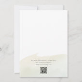 Invitation Mariage des marguerites d'été aquarelle (Dos)