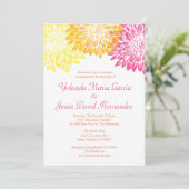 Invitation Mariage des mères de couleur vive (Debout devant)