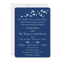 Mariage des oiseaux côtiers | Simple Modèle élégan