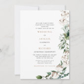 Invitation Mariage des parents de mariées de feuillage et de  (Devant)