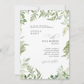 Invitation Mariage des parents d'Eucalyptus (Devant)