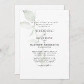 Invitation Mariage des parents mariées au Folid moderne (Devant / Derrière)