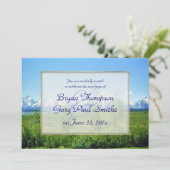 Invitation MARIAGE des Tétons de printemps (Debout devant)