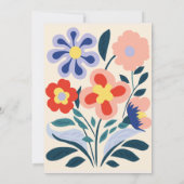 Invitation Mariage des tonalités à thème des années 70 Super (Dos)