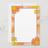 Invitation Mariage des tonalités à thème des années 70 Super  (Dos)