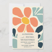 Invitation Mariage des tonalités à thème des années 70 Super  (Devant)