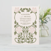 Invitation Mariage des tonalités à thème des années 70 Super  (Debout devant)