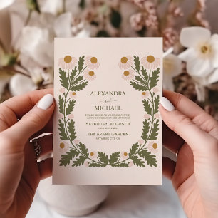 Invitation Mariage des tonalités à thème des années 70 Super 