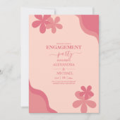 Invitation Mariage des tonalités à thème des années 70 Super  (Devant)