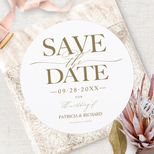 Invitation Mariage Design Moderne Enregistrer La Date Non Pho