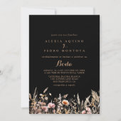 Invitation Mariage d'Espagne de la prairie sauvage (Devant)