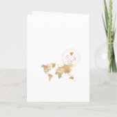 Invitation Mariage Destination Passeport Gold Capri Italie (Dos)