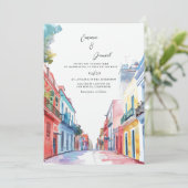 Invitation Mariage Destination Paysage de Buenos Aires (Debout devant)