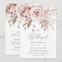 Mariage & détails de fard à joues rose poudré de c