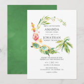 Invitation Mariage d'été (Devant / Derrière)