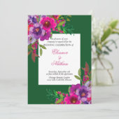 Invitation Mariage d'été aux couleurs chic (Debout devant)