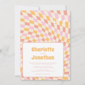 Invitation Mariage d'été brillant et coloré (Devant)