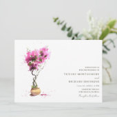 Invitation Mariage d'été de destination côtière (Debout devant)