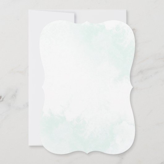 Invitation Mariage d'été de fleurs de citron d'aquarelle (Dos)