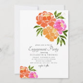 Invitation Mariage d'été Floral rose clair (Devant)