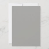 Invitation Mariage d'été jaune gris joyeux (Dos)