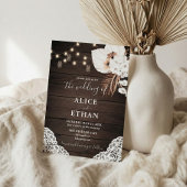 Invitation Mariage d'été Rustique Boho Boho Tropical Fleurs