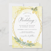Invitation Mariage d'été Rustique Citrus Boho (Devant)